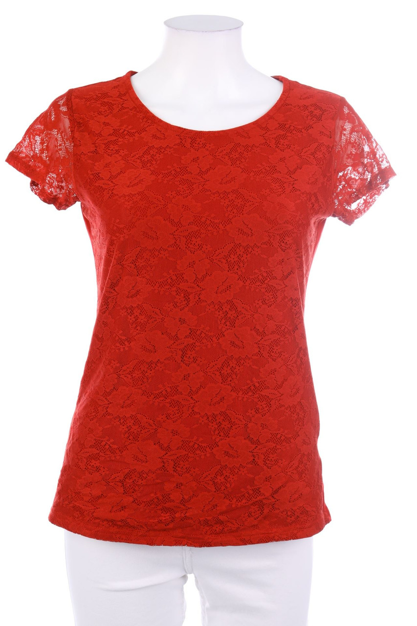 Chicorée - Shortsleeve-Shirt with Lace - M