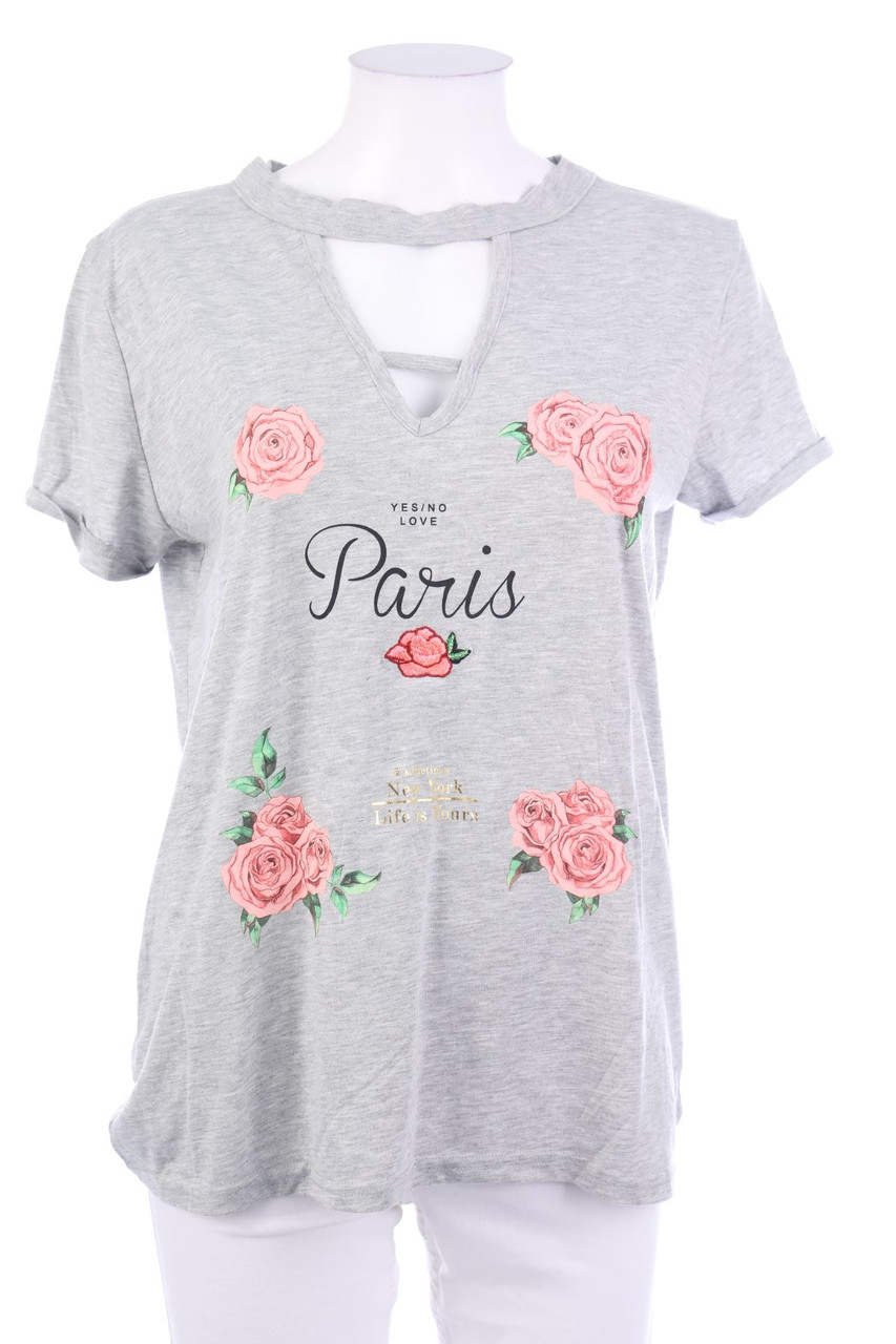 Hailys - Kurzarm-Shirt mit Print - XL