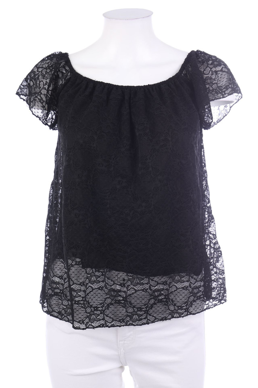 zebra - Shortsleeve-Shirt with Lace - M