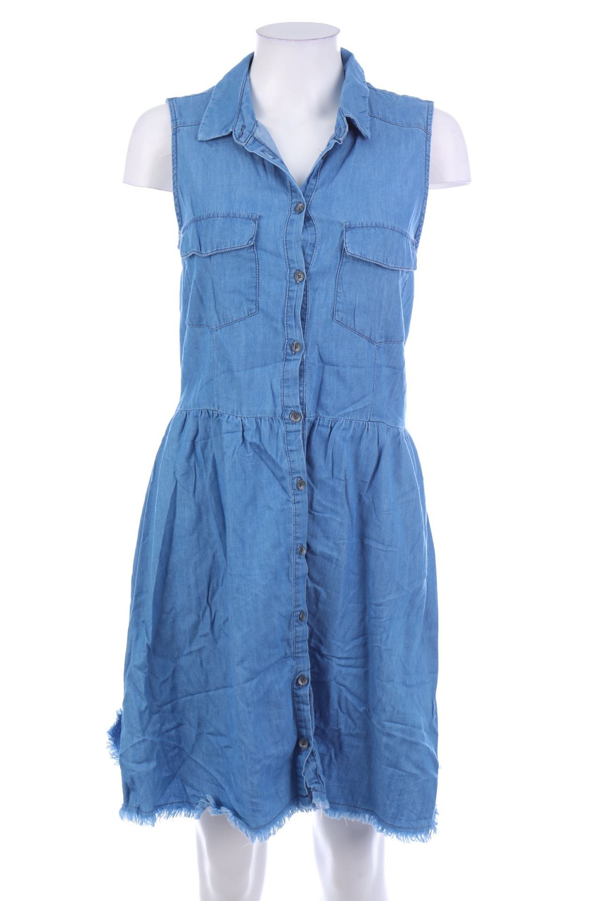 Bershka - Denim Dress with Buttons - M