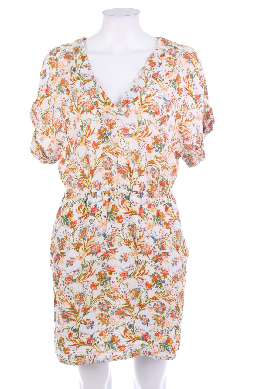 ZARA - Minikleid mit Blumen-Print - XS