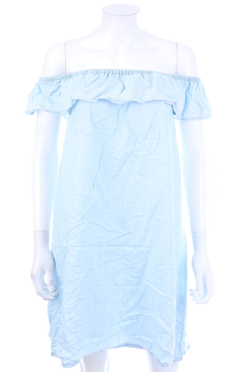 VERO MODA - Carmen-Kleid mit Volants - L