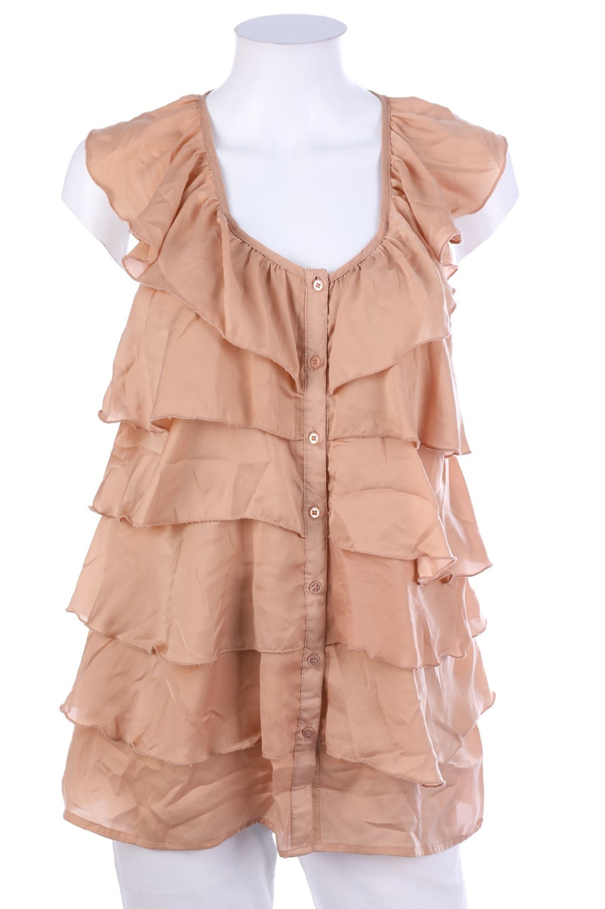 AMISU - Volant-Bluse - L
