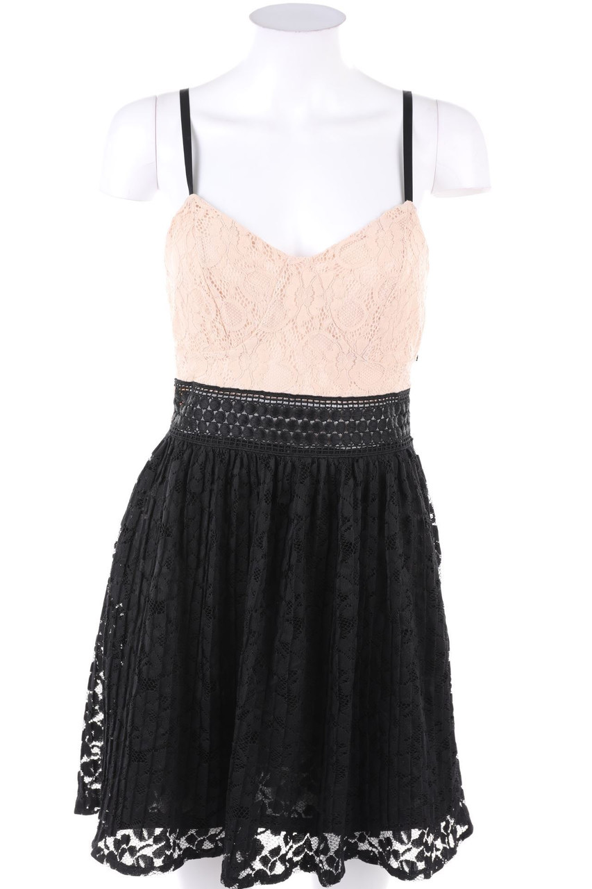 NEW LOOK - Träger-Spitzen-Minikleid - D 34