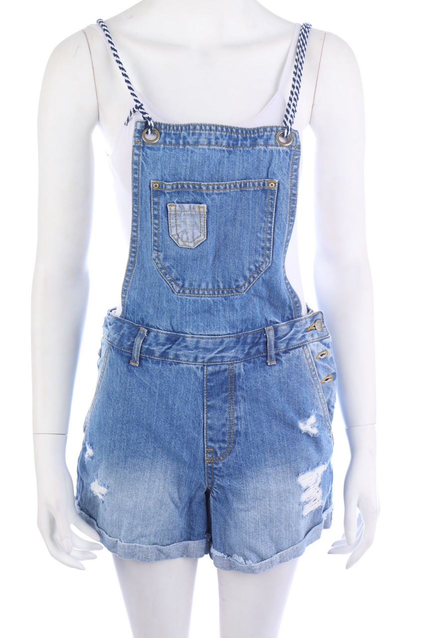 RESERVED - Denim Dungarees - S