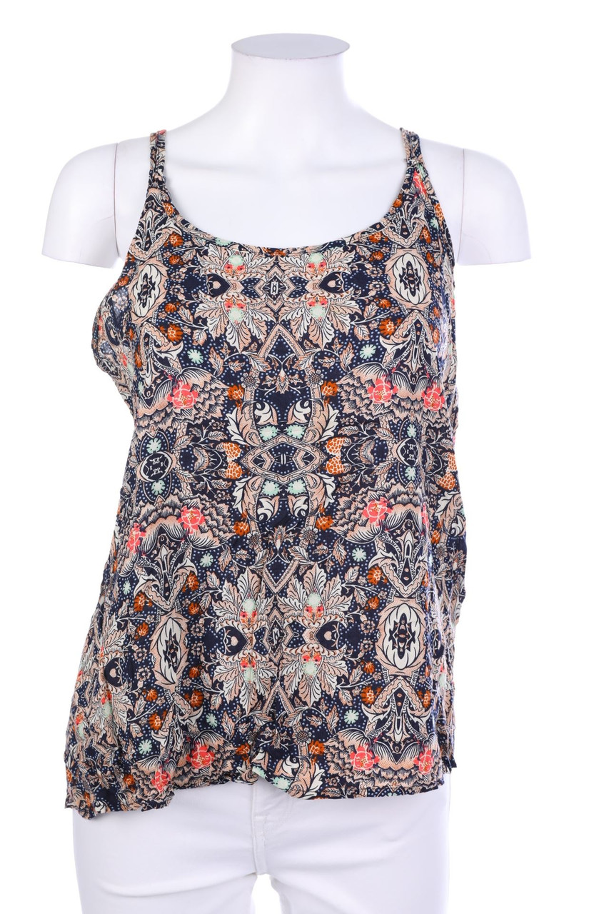 Noémie & Co - Blouse Top with Ethno Print - M