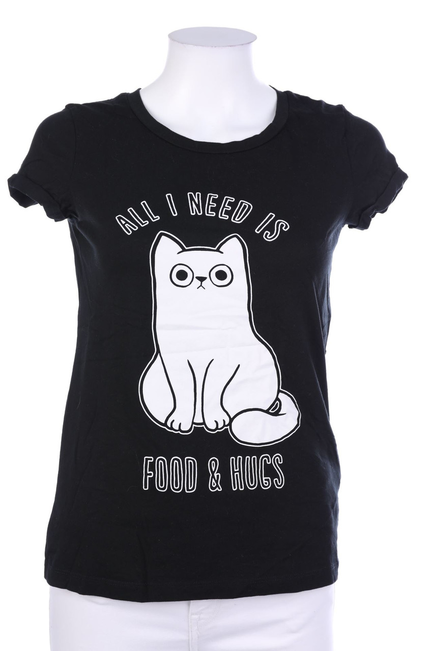 Cropp - Shortsleeve-Shirt, Cotton with Print - S