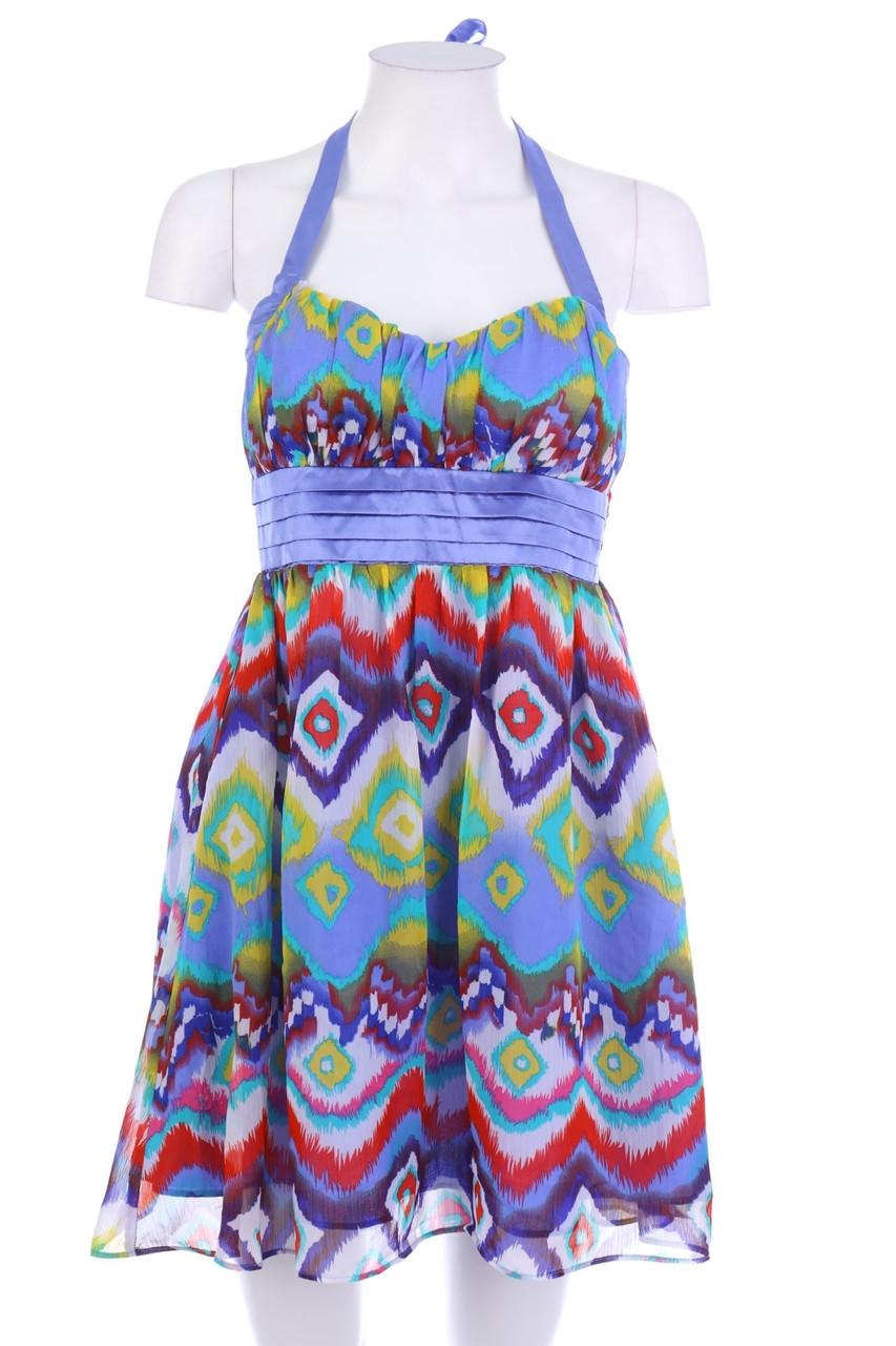 jennifer taylor - Neckholder-Minikleid mit Ethno-Print - M