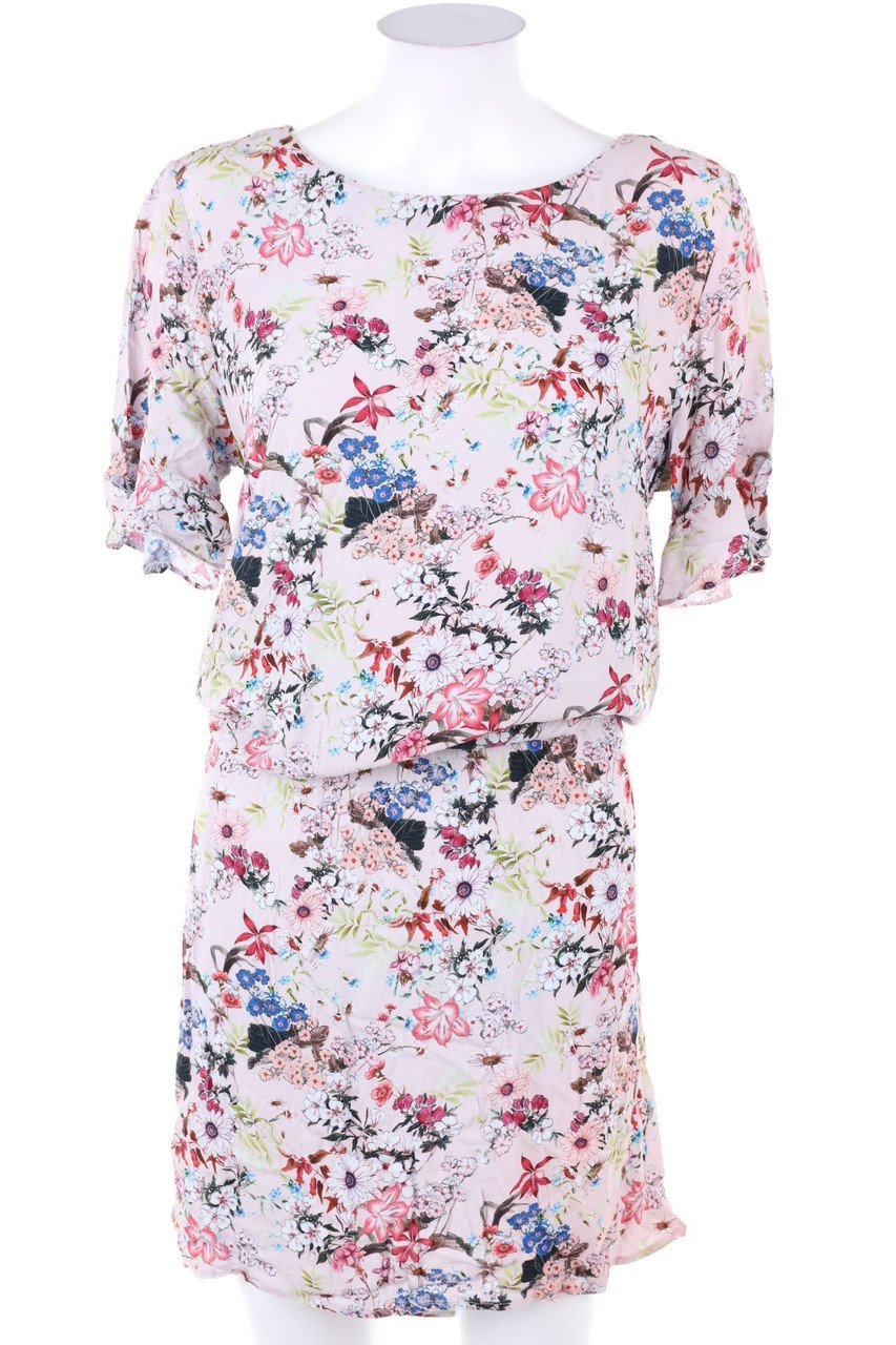 promod - Kurzarm-Kleid mit floralem Muster - XXXL