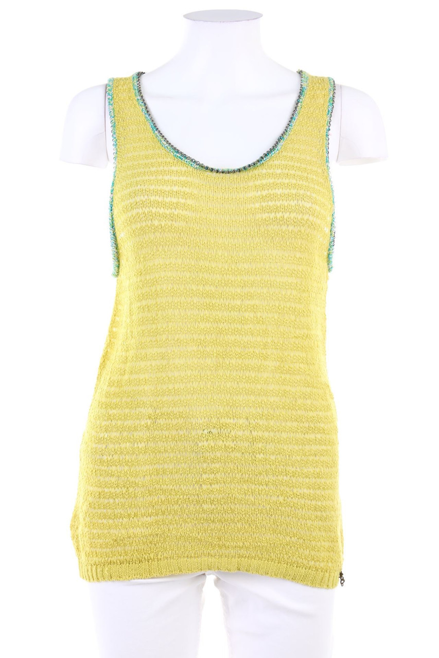 cop.copine - Knit Top with Chain - M