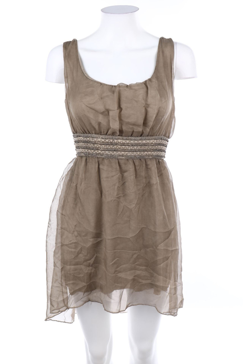 NEW COLLECTION - Vokuhila-Blusentop mit Seide - S