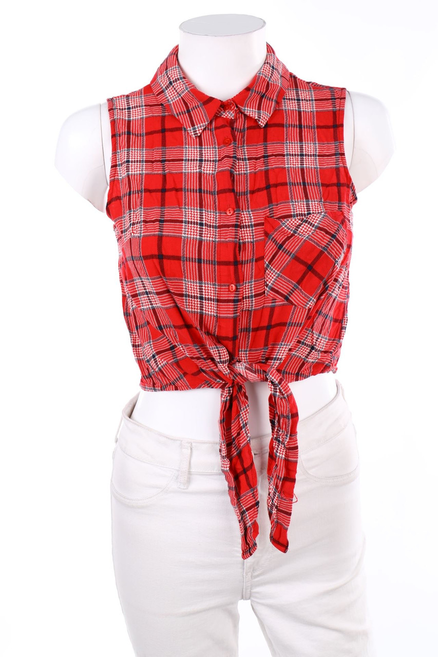 No Label - Sleeveless Shirt Blouse - M