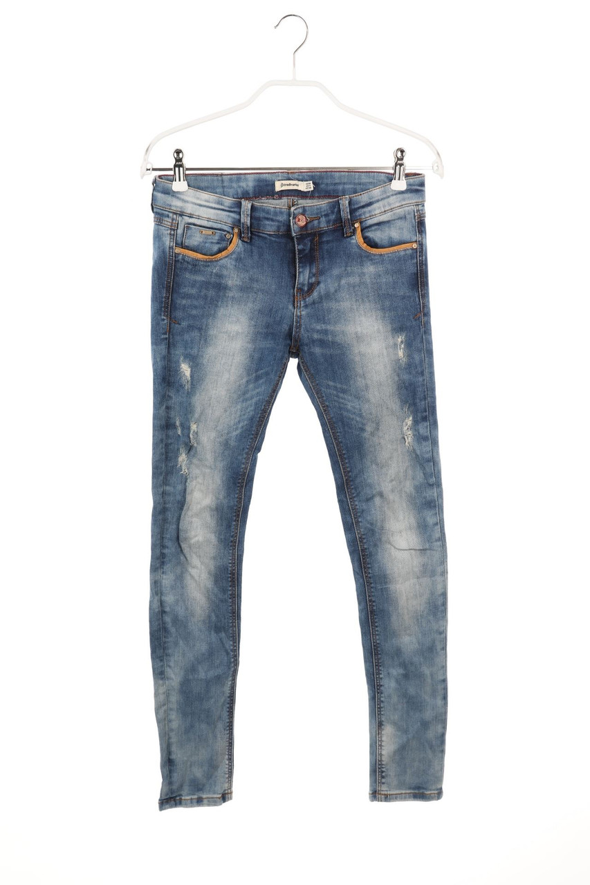 Stradivarius - Distressed Skinny-Jeans - S
