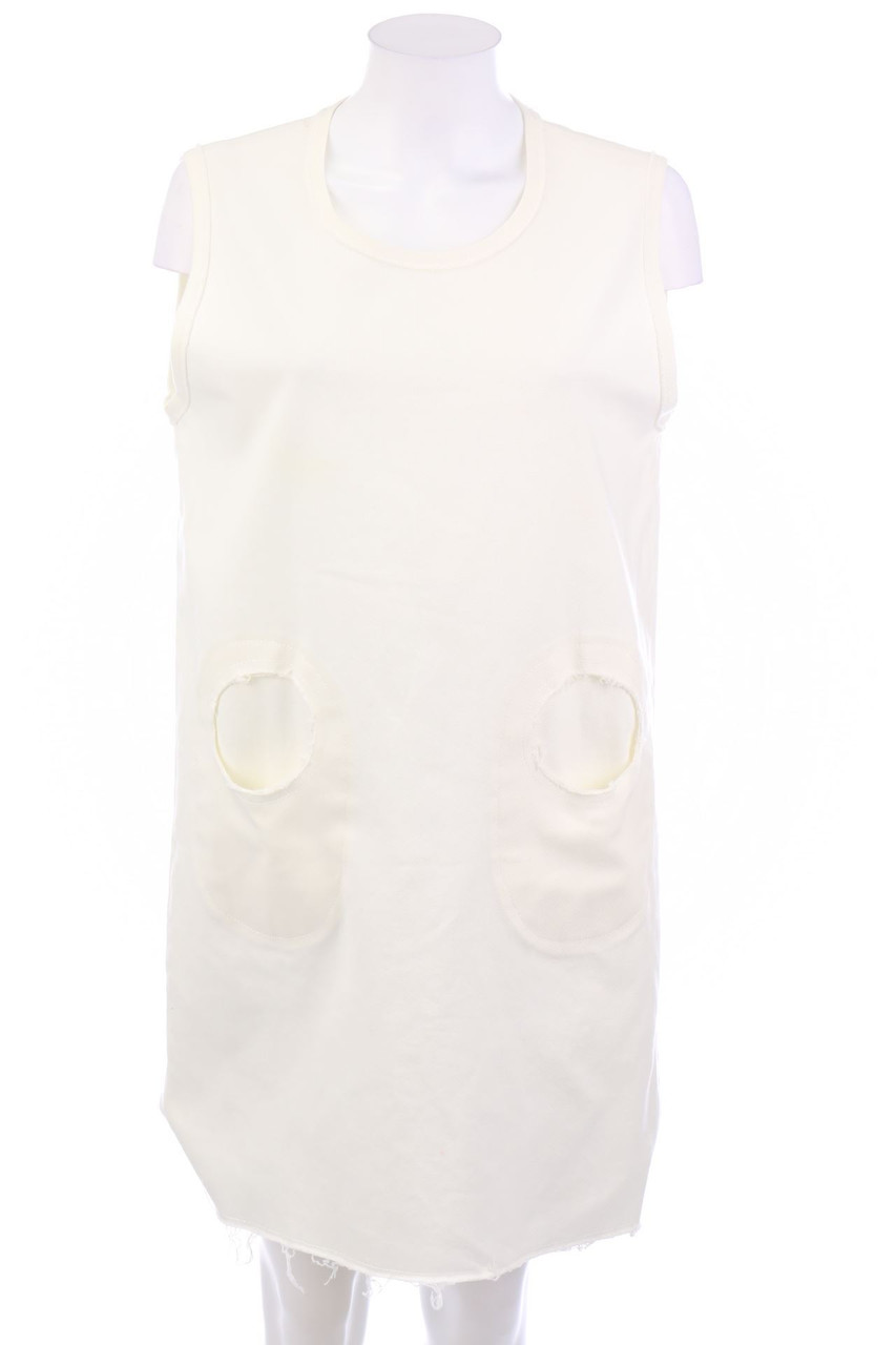 VIRGINIA BIZZI - Distressed Denim Dress - D 36