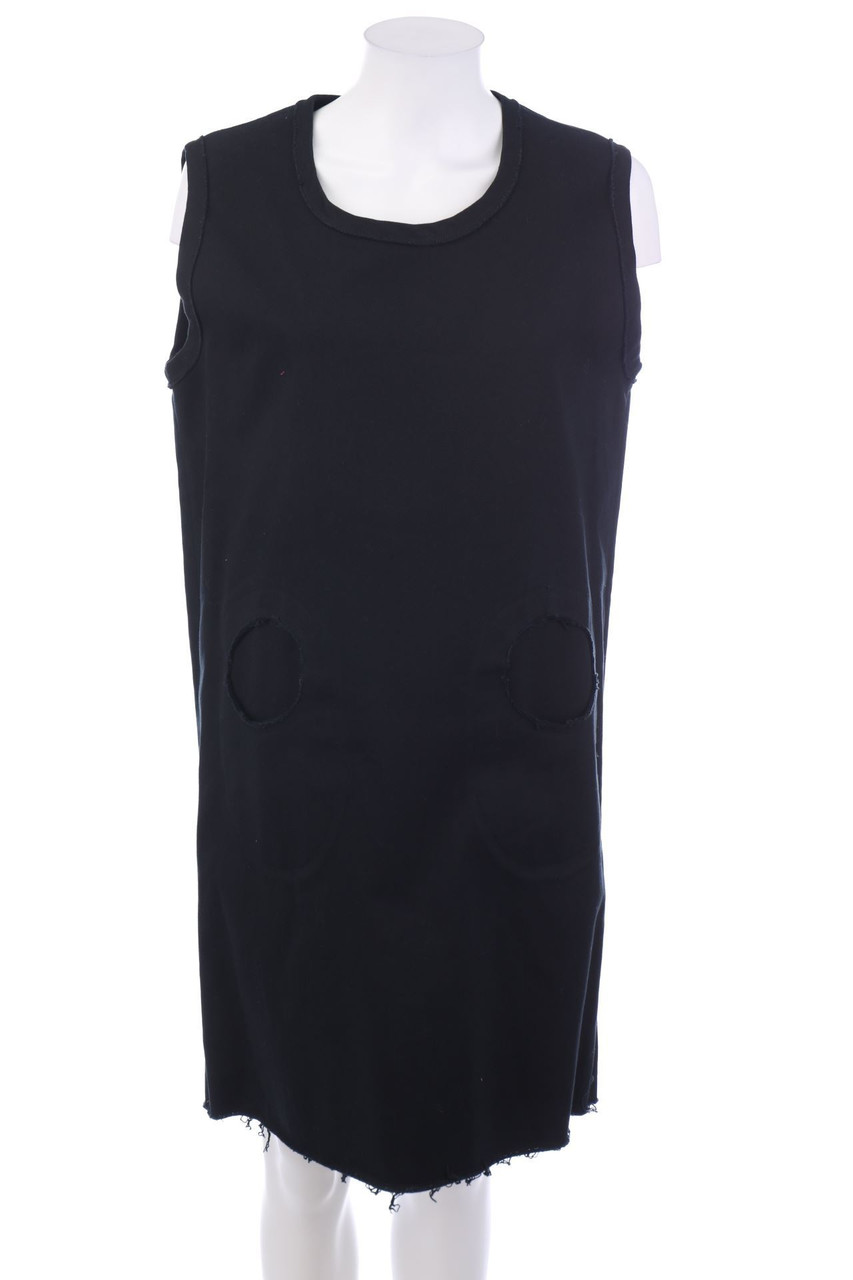 VIRGINIA BIZZI - Distressed Denim Dress - D 38