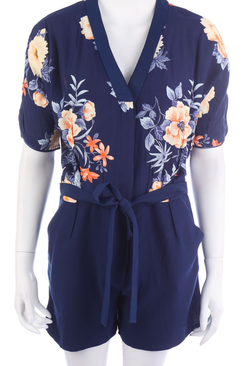 NAF NAF - Playsuit mit Blumen-Print - M