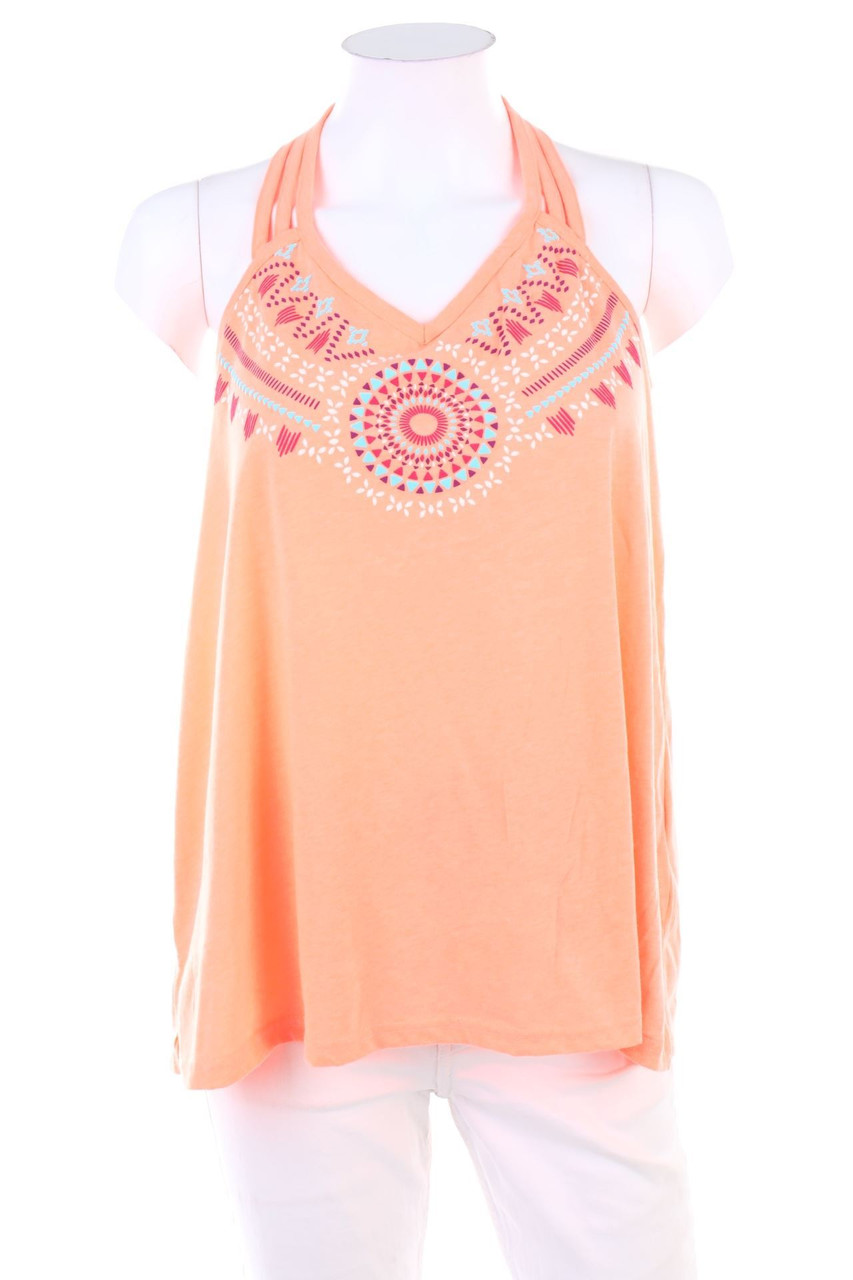 No Label - Top with Ethno Print - M