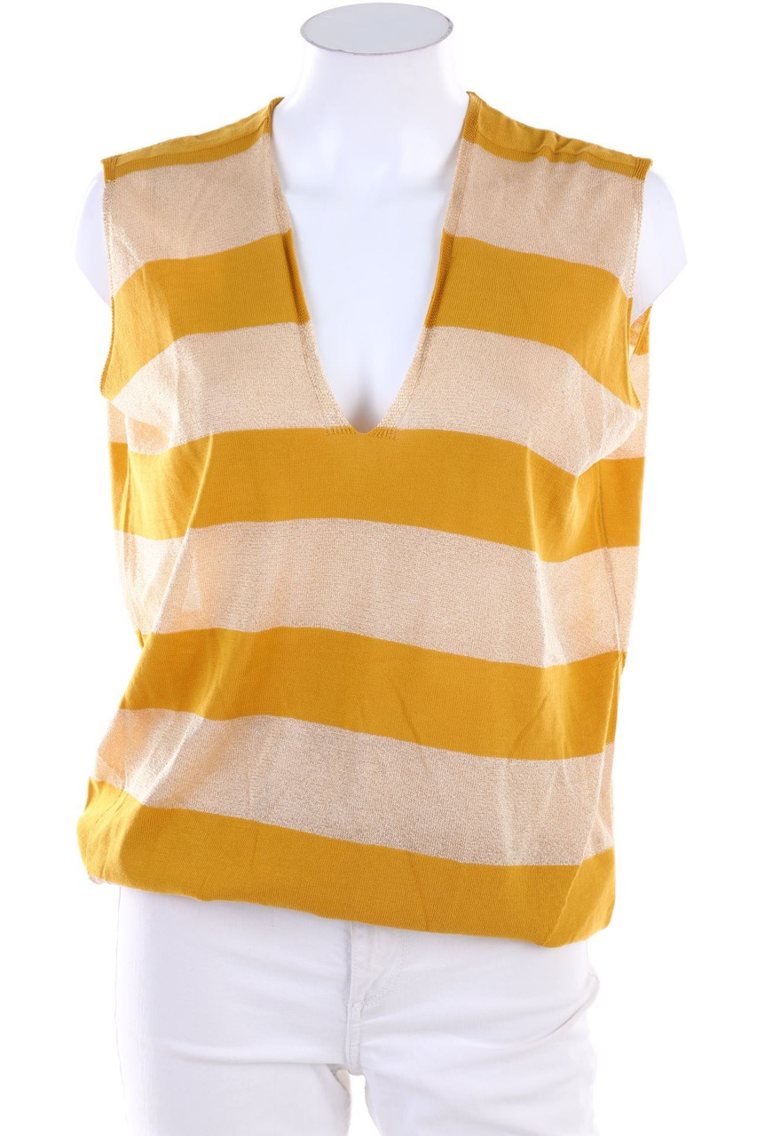 M.GRIFONI - Glitzer-Strick-Top - D 36