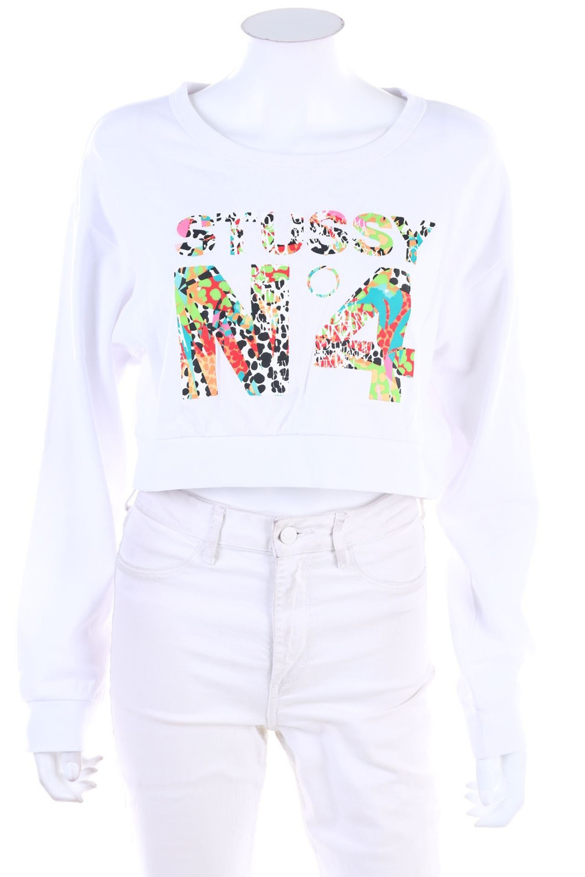 STÜSSY - Sweatshirt mit Logo-Print - M