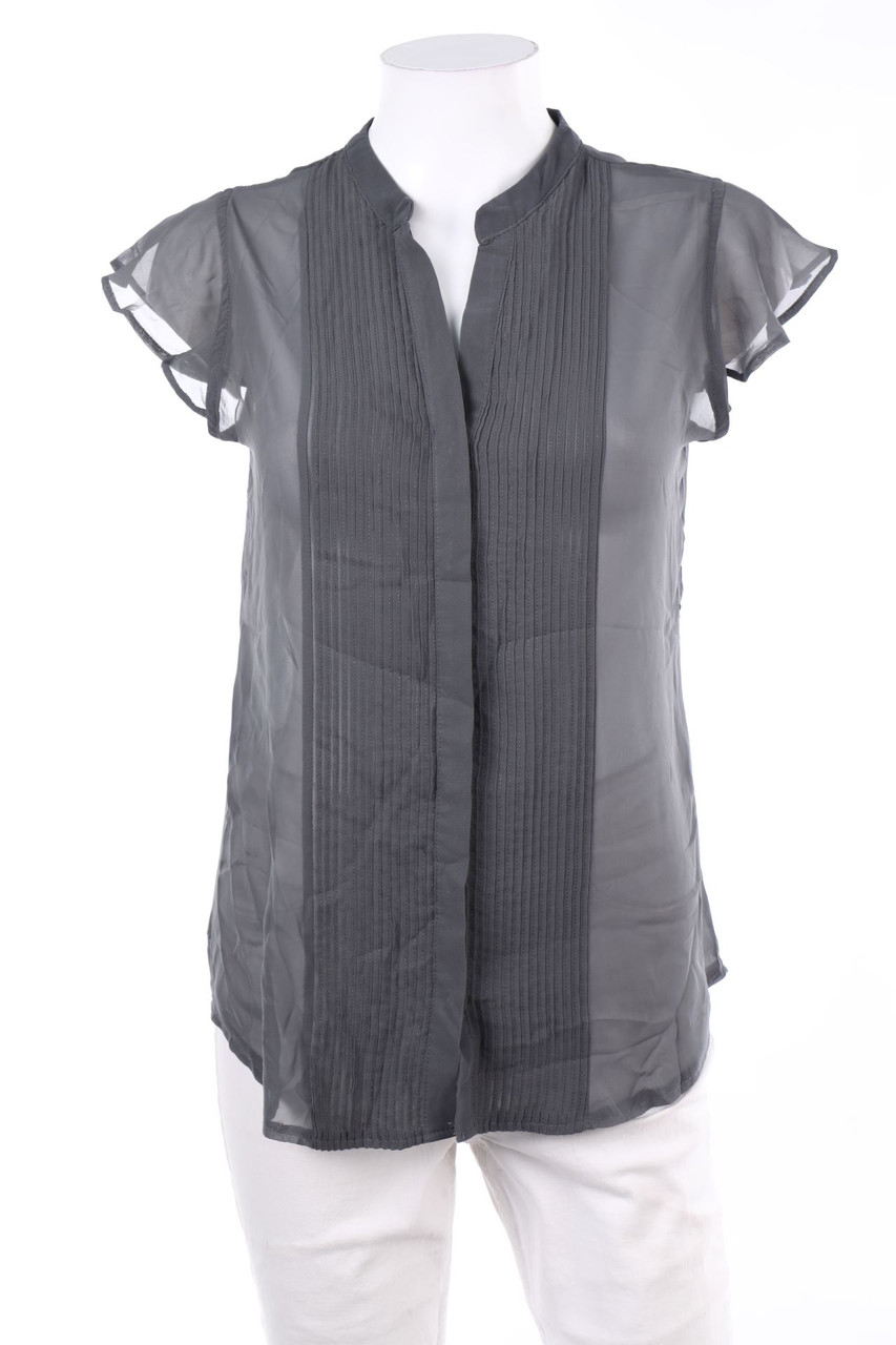 select - Chiffon-Shortsleeve Blouse - S