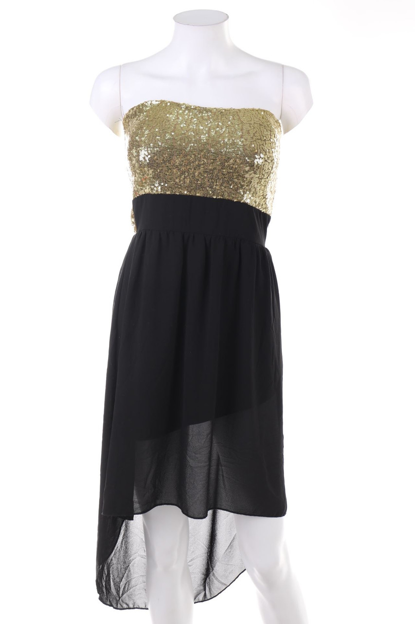 TOUT FEU TOUT FEMME - Vokuhila-Kleid mit Pailletten - M