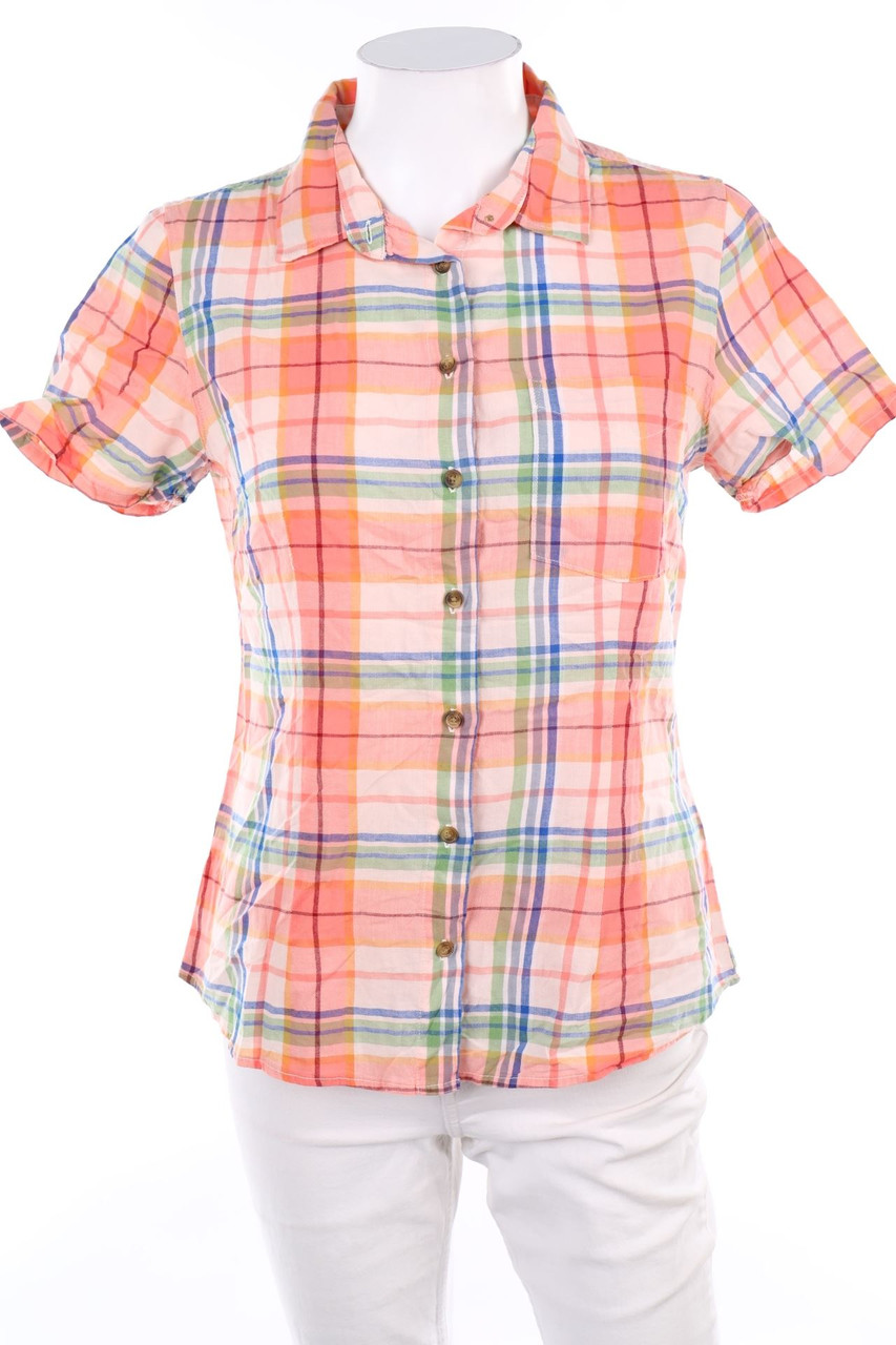 H&M - Hemd-Bluse mit kurzem Ärmel - M