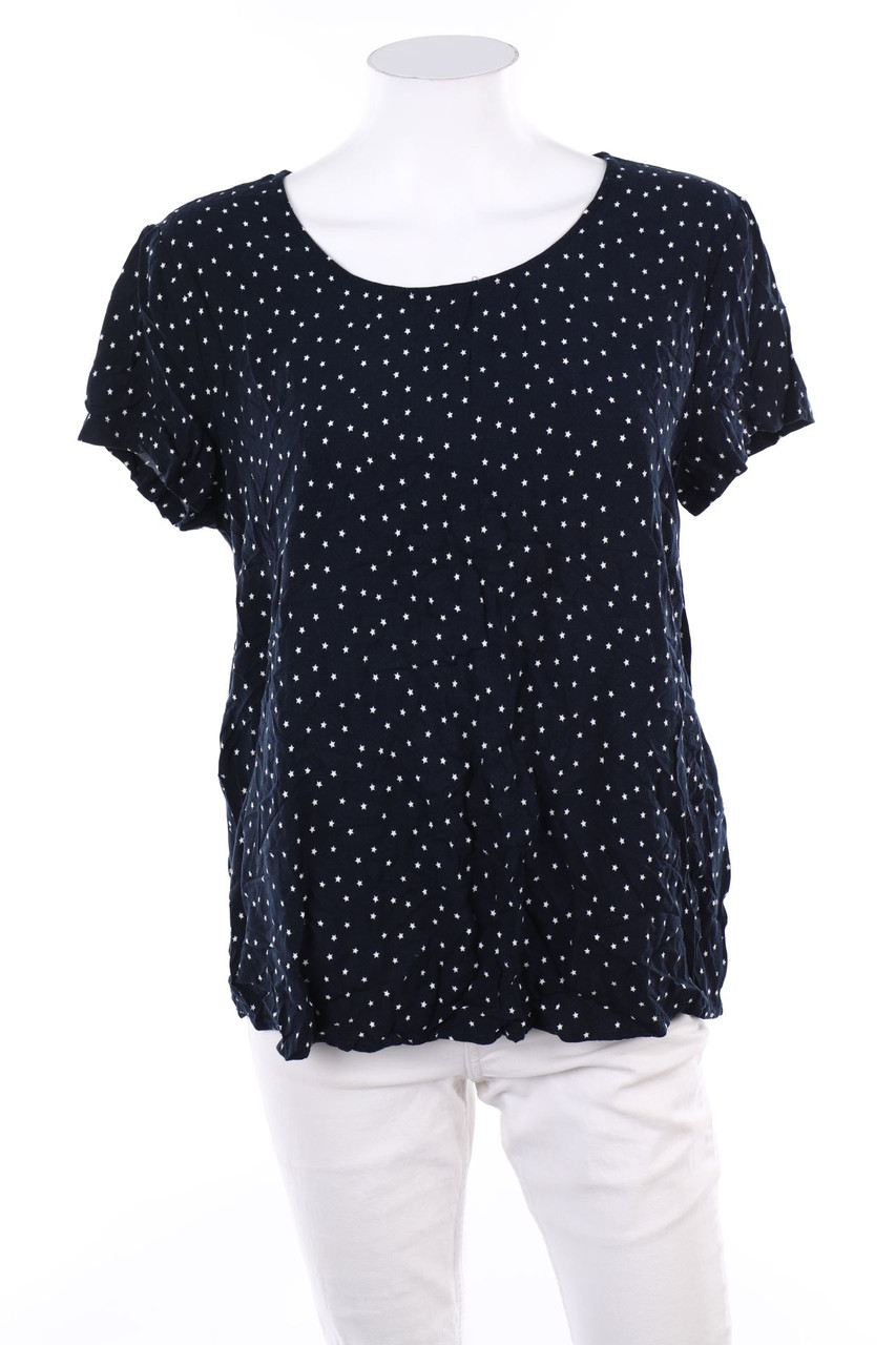ONLY - Kurzarm-Bluse aus Viskose - XL