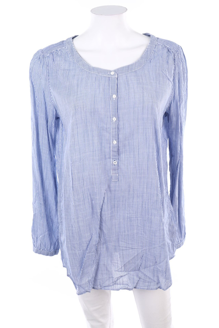 ESPRIT - Baumwoll-Bluse mit Streifen - XL