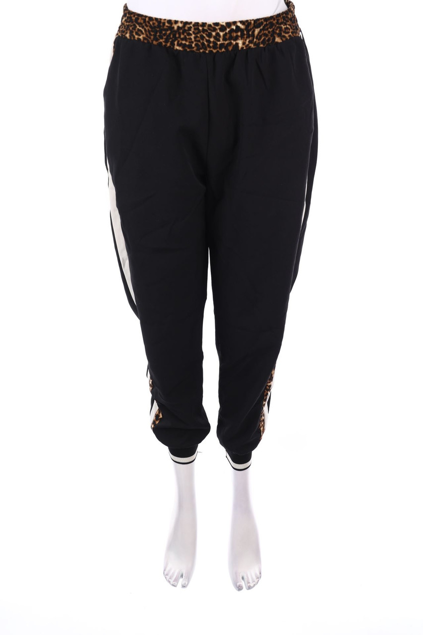 ZARA - Jogger-Hose mit Animal-Print - M
