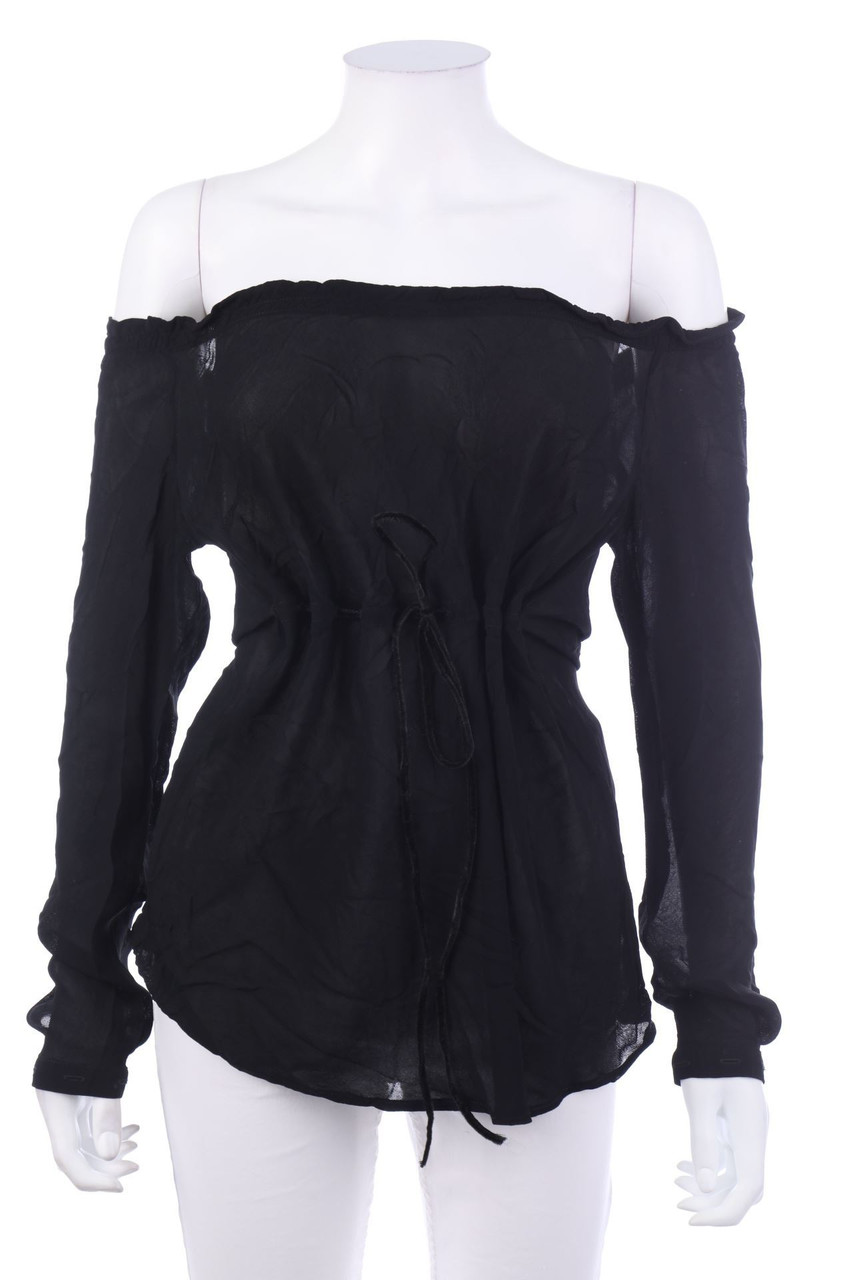 No Label - Off-the-shoulder blouse with Lacing - M