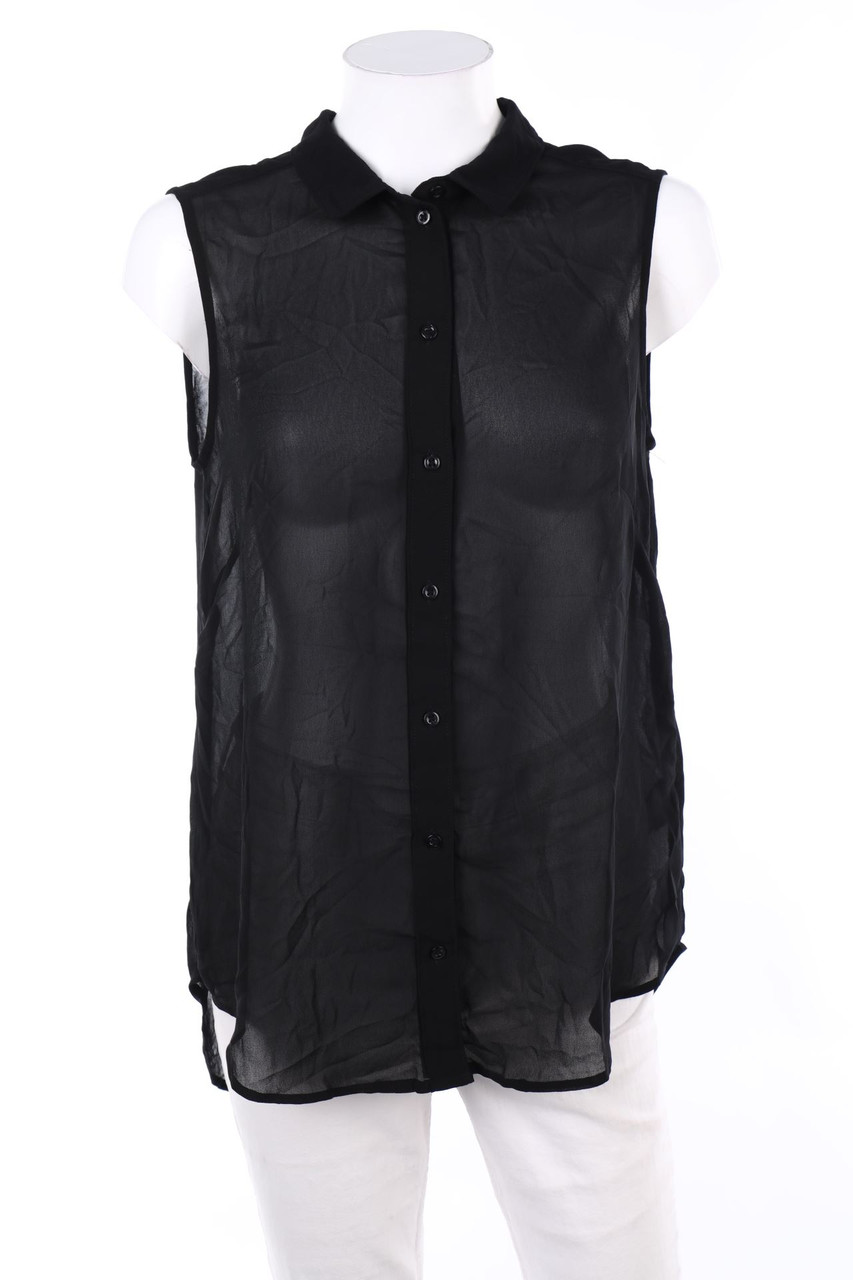 H&M - ärmellose Hemd-Bluse - M