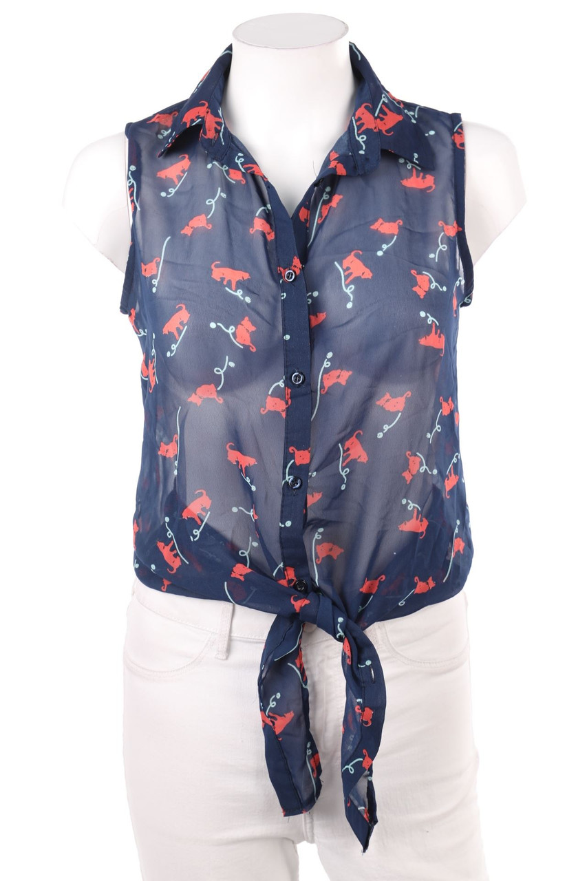 Frekans - Blouse Top to tie - S