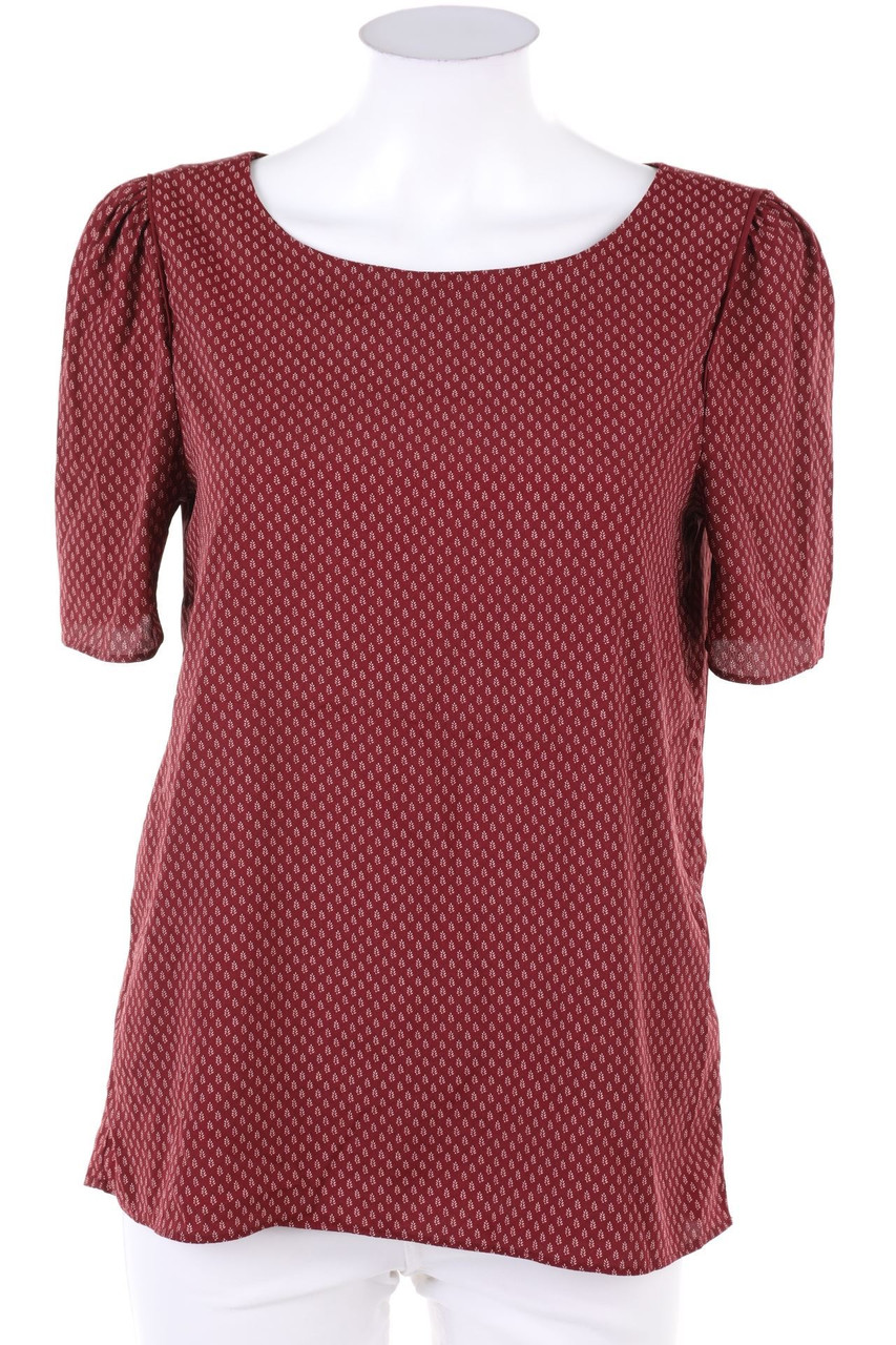 H&M - Kurzarm-Bluse mit Print - L