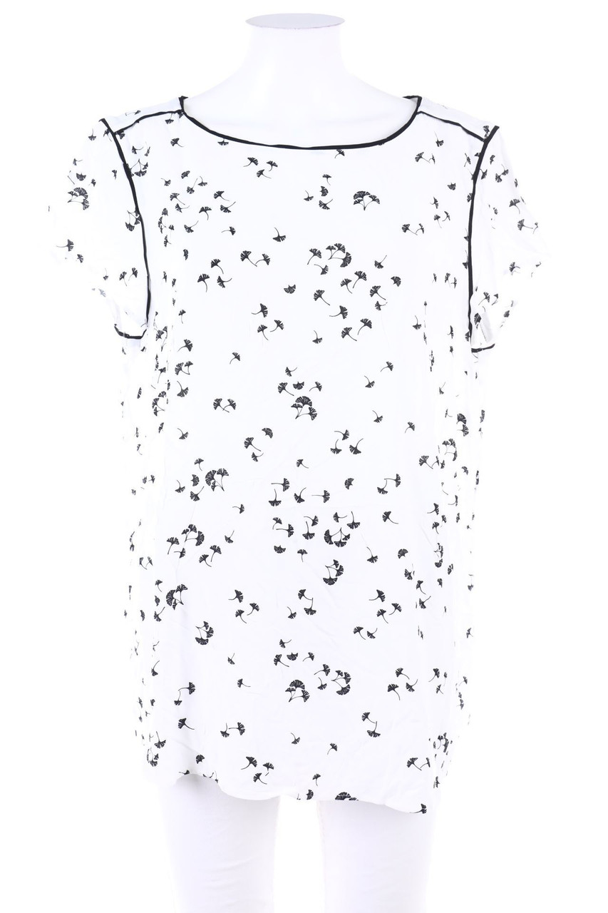 No Label - Shortsleeve Blouse with Print - XXXL