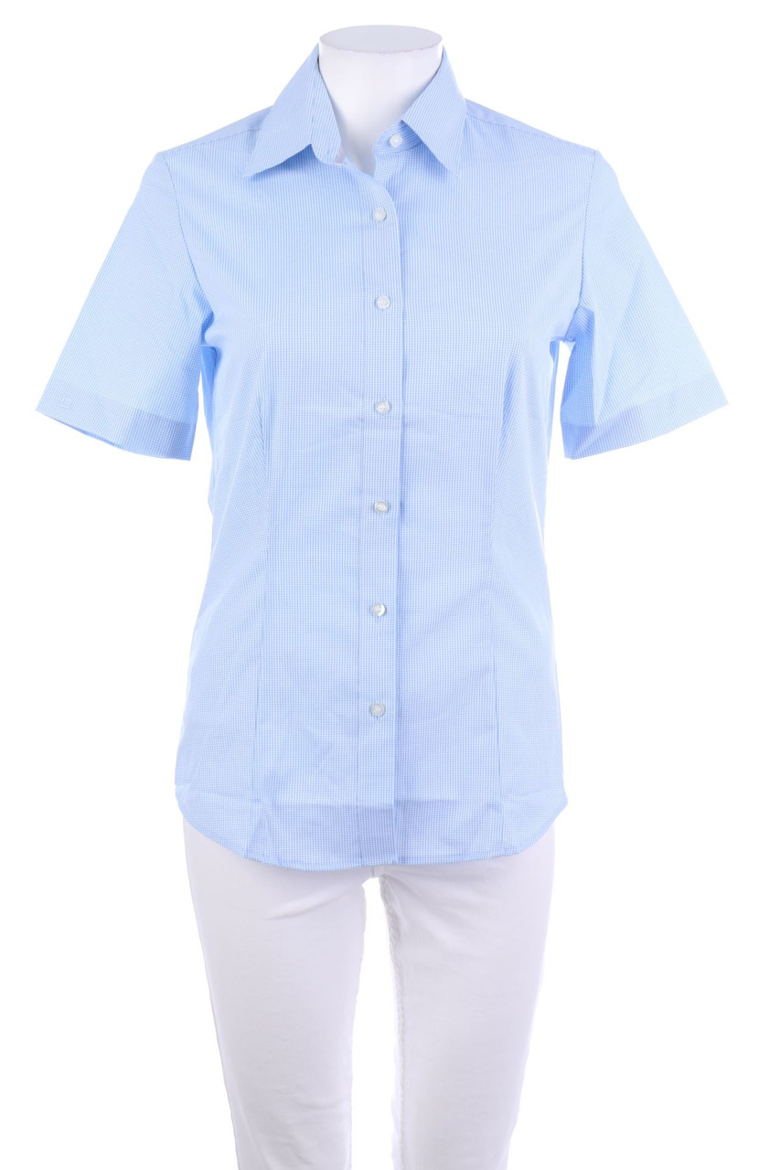 OLYMP - Shirt Blouse, Checked - XS