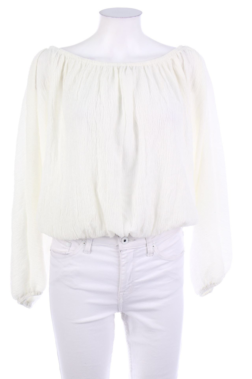 H&M - Bluse mit Gummizug - S