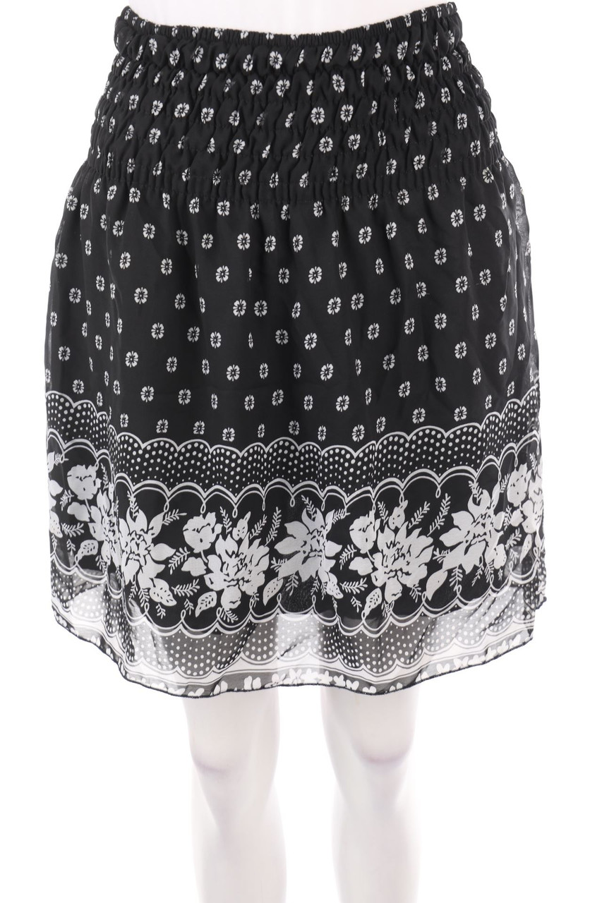 C&A - Rock mit Blumen-Print - S