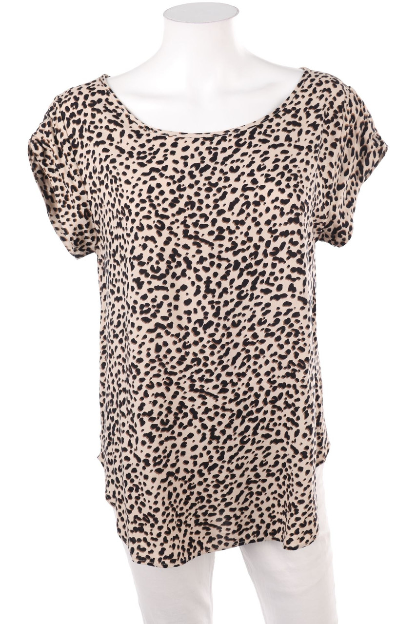 Chicorée - Shortsleeve-Shirt with Animal Print - S
