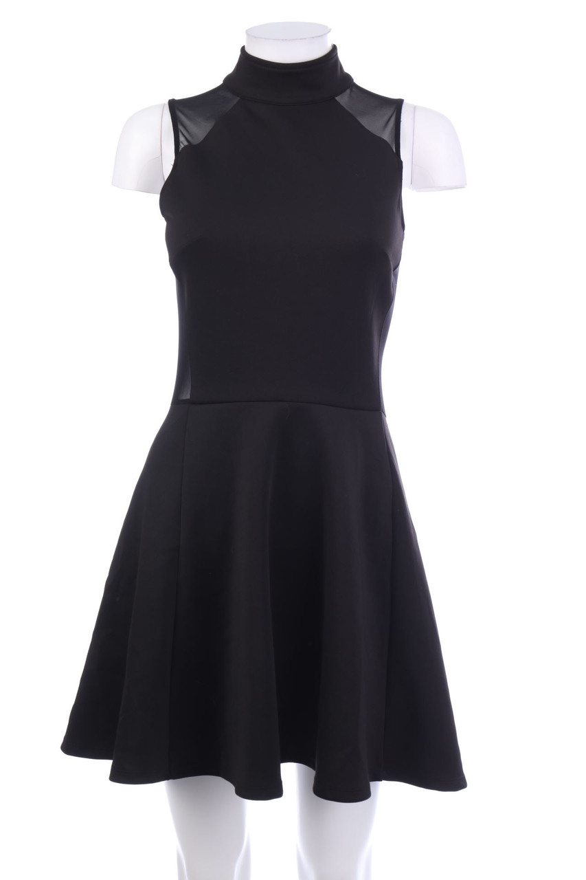 H&M - Kleid mit Mesh-Einsatz - XS