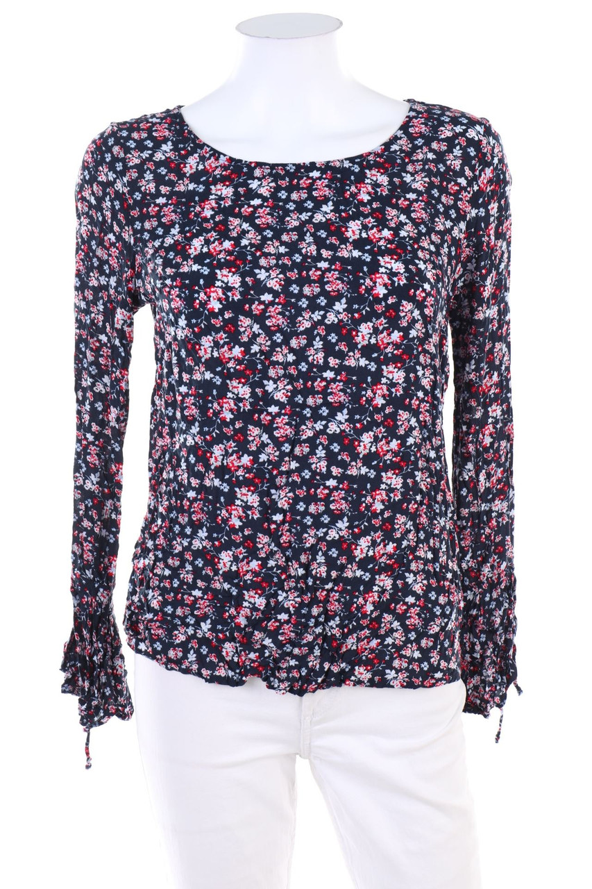 No Label - Blouse with Flower Print - M