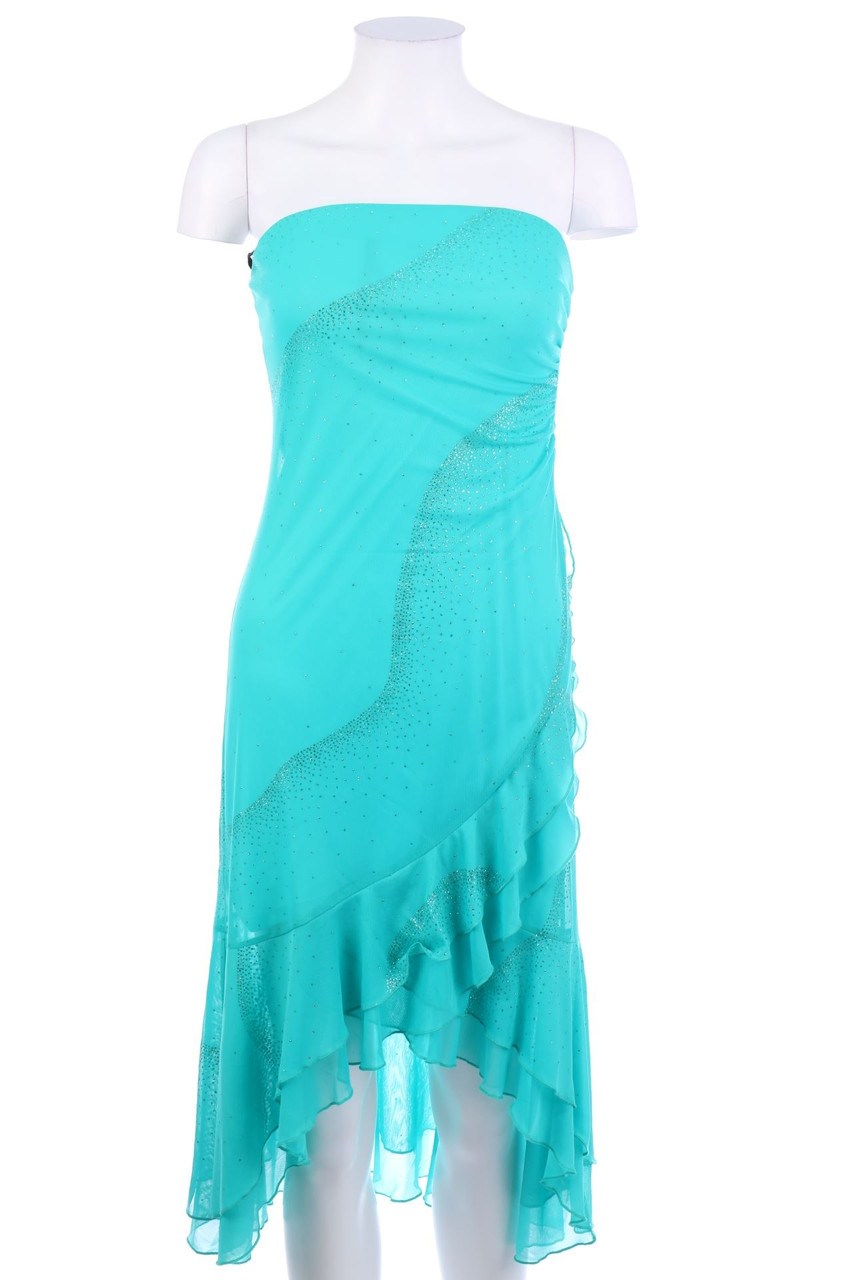 SECONDHAND - Bandeau-Dress with Volants - S