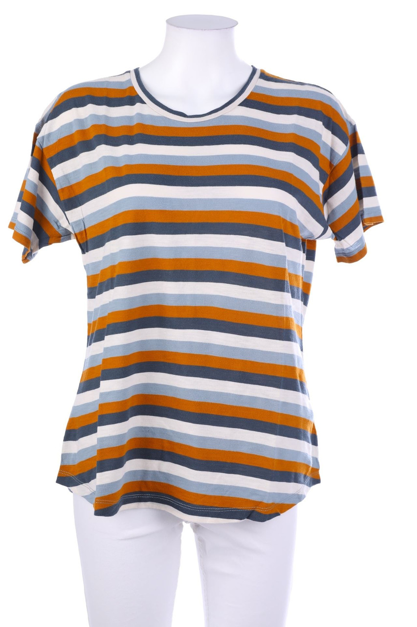 Madewell - Cotton Shortsleeve-Shirt with Stripes - L