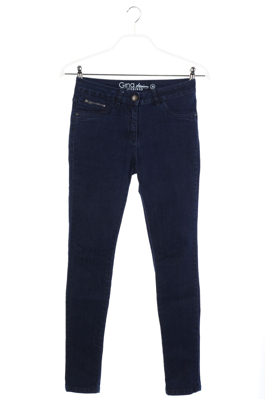 G!na - Dark Denim Skinny-Jeans - S