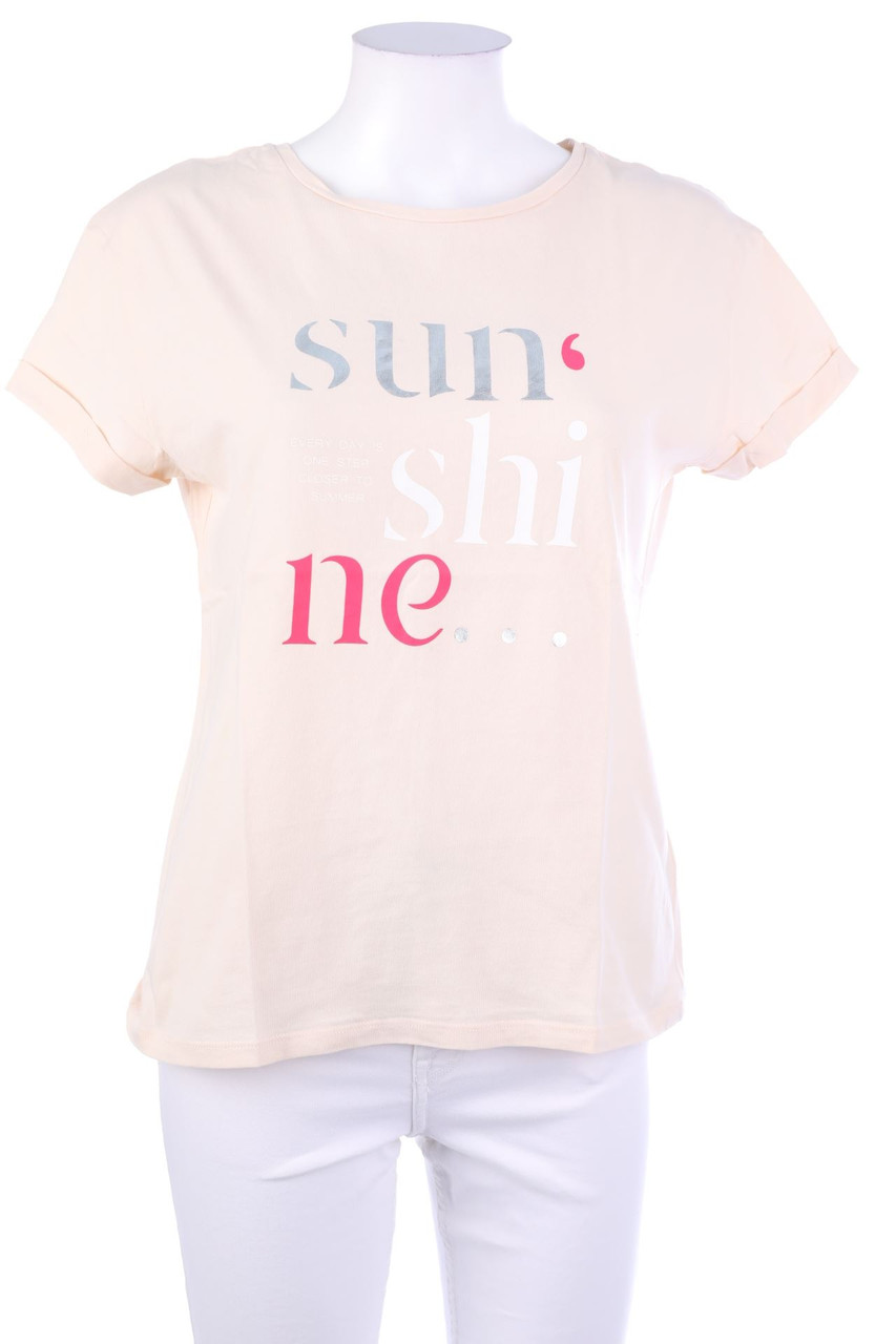 orsay - Kurzarm-Shirt mit Statement-Print - M