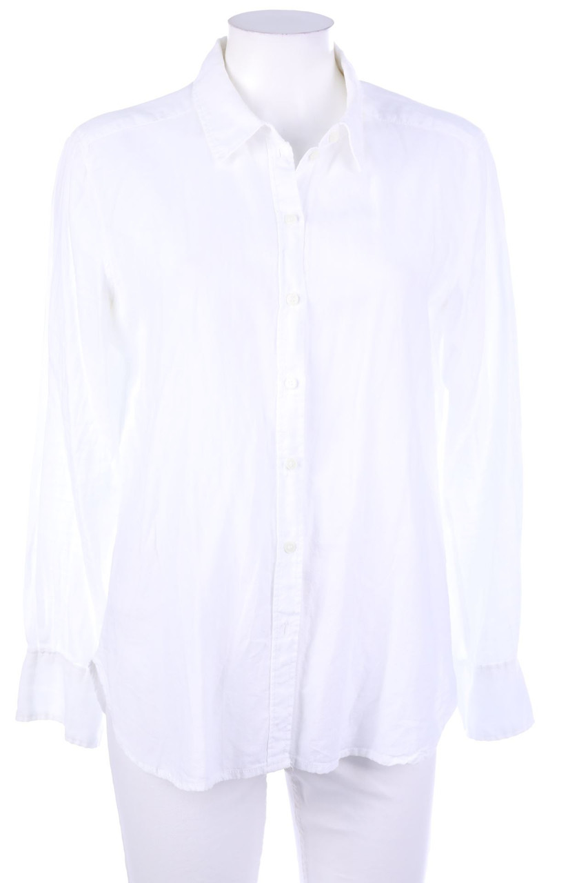 H&M - Basic-Bluse mit langem Ärmel aus Baumwolle - M