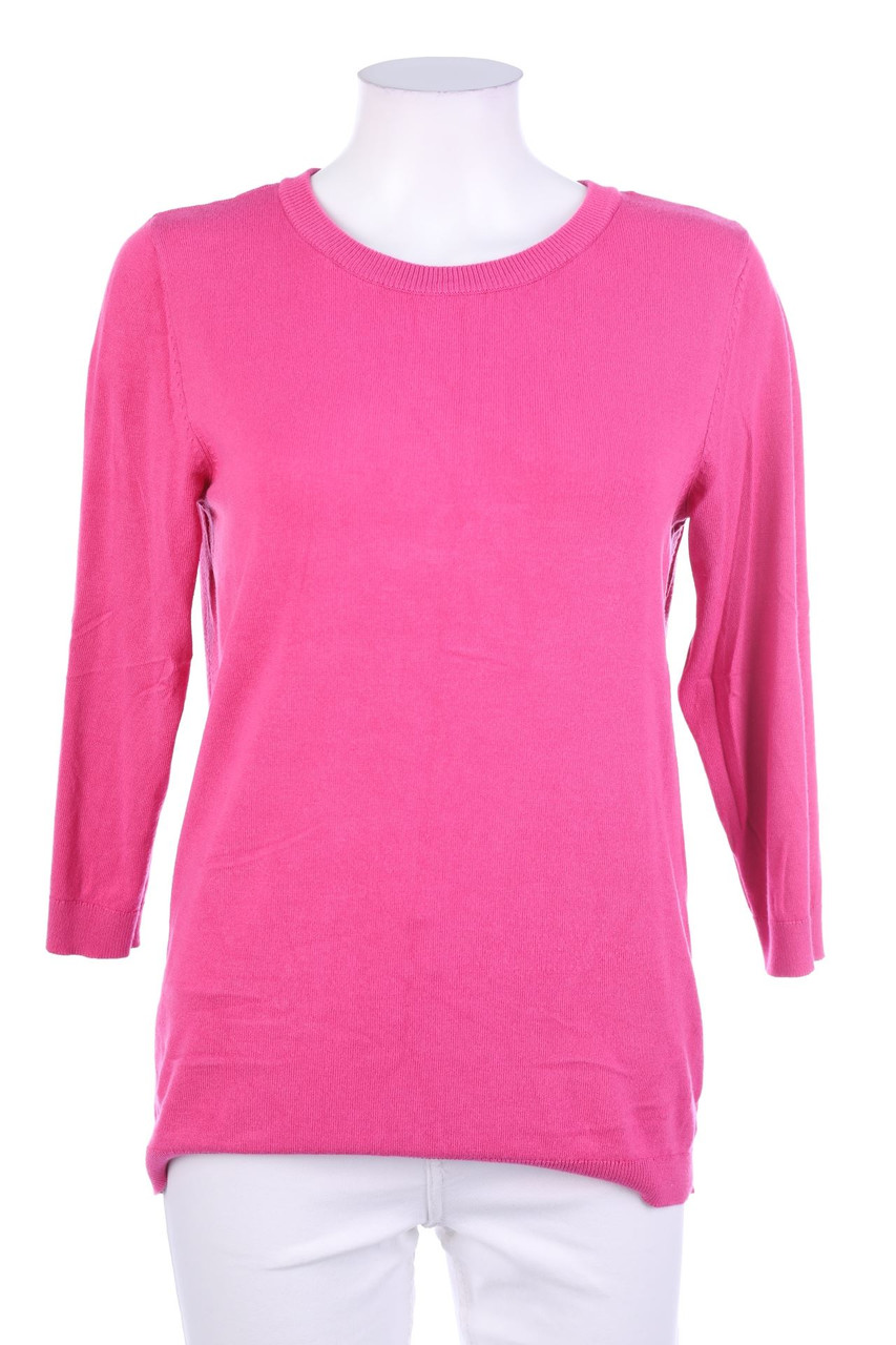 Laura Torelli - 3/4-sleeve Crewneck Pullover - M