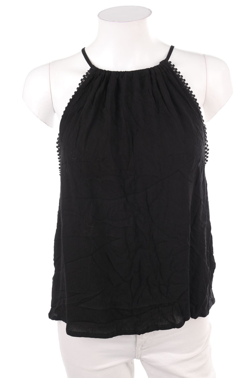 H&M - Blusentop aus Viskose mit Spitze - L