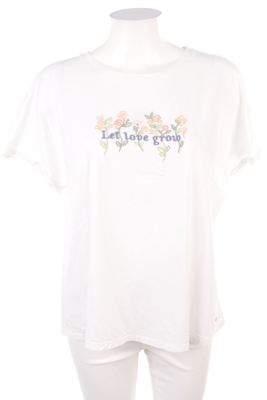 C&A - Kurzarm-Shirt mit Print - L