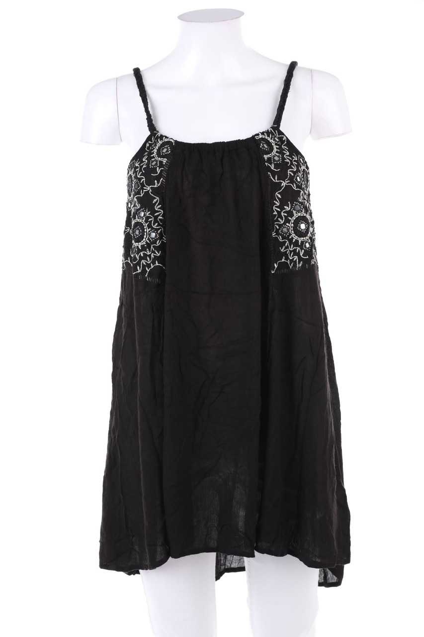 ATMOSPHERE - Long-Tunika-Top mit Stickereien - S