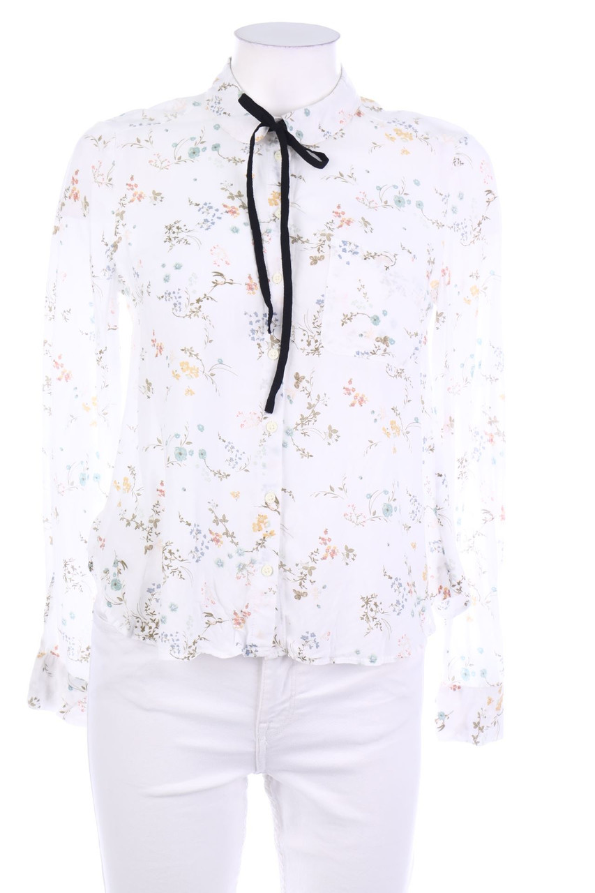 C&A - Bluse mit Blumen-Print - S